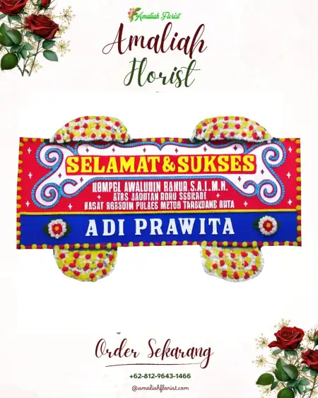 Papan Bunga Ucapan Selamat Adipasir